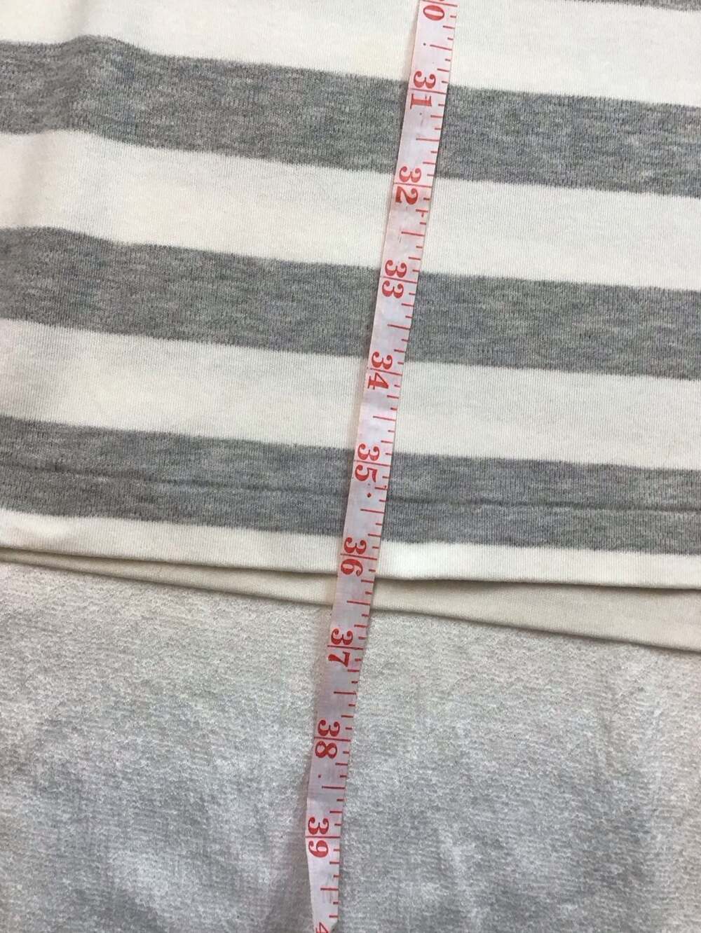 Ralph Lauren Striped Polo Dress Gray White Size XL Summer Sporty Casual Chic - Picture 8 of 9